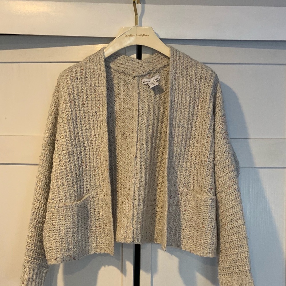 Subtle Speckled Colorful Cardi
